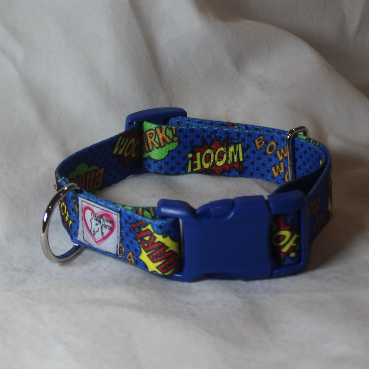 Comic Hero Dog collar