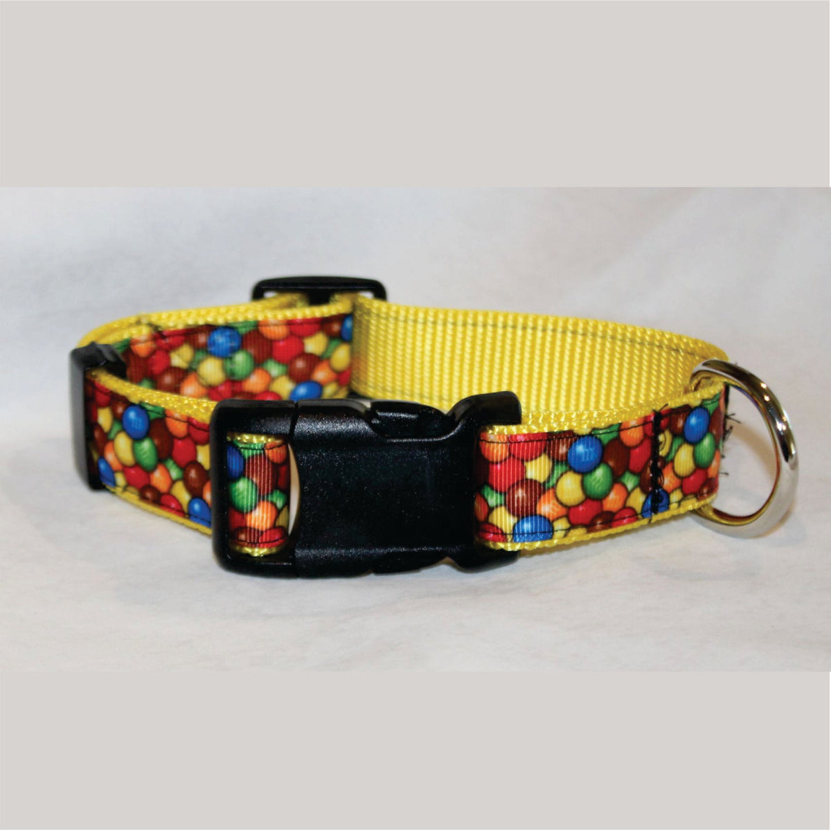 Chocolate colored candy dog collar
