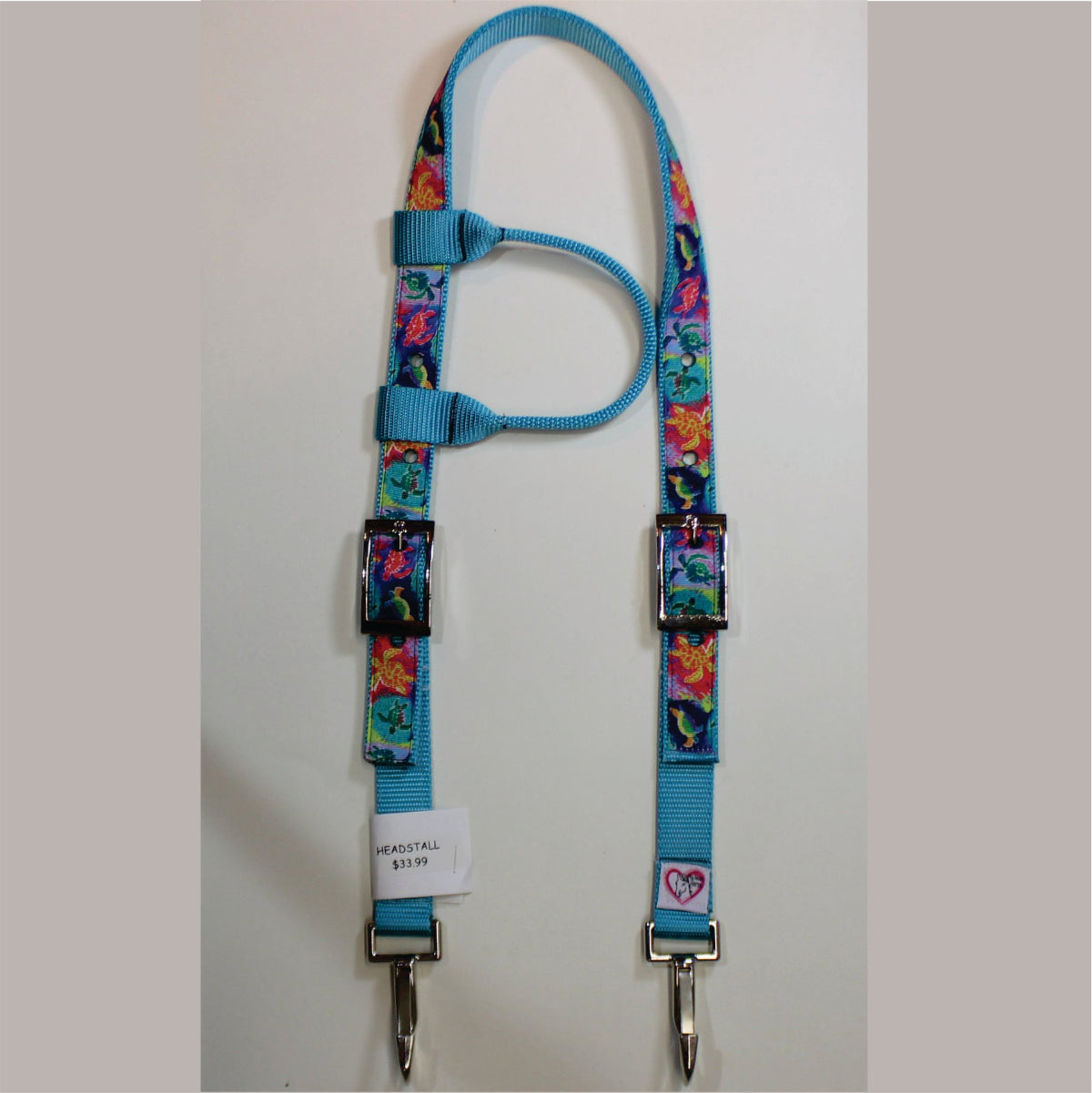 Colorful Sea Turtle Headstall