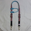 Comic Thing Print on Horse Headstall with black accents