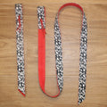 Cow and Red Reversible Latigo and Billet Cinch Set