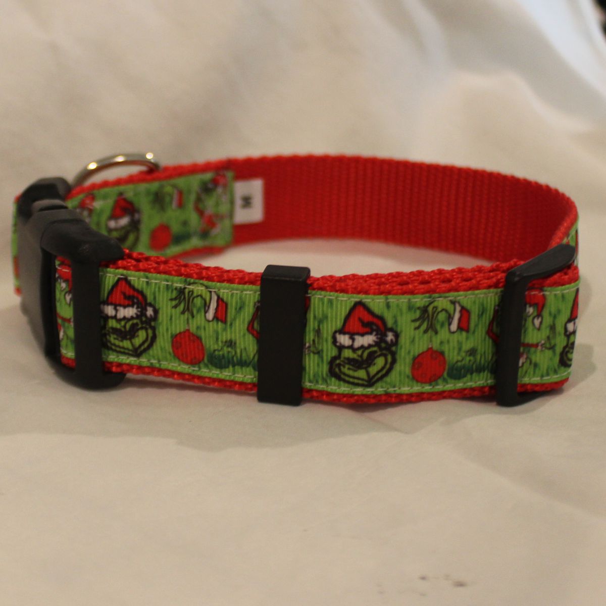 Christmas Grump Dog Collar