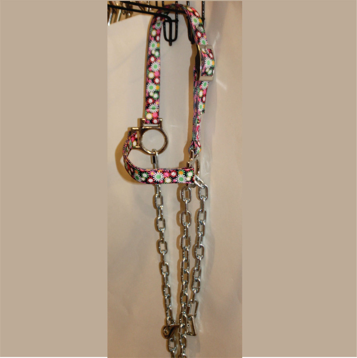 Flower power goat halter