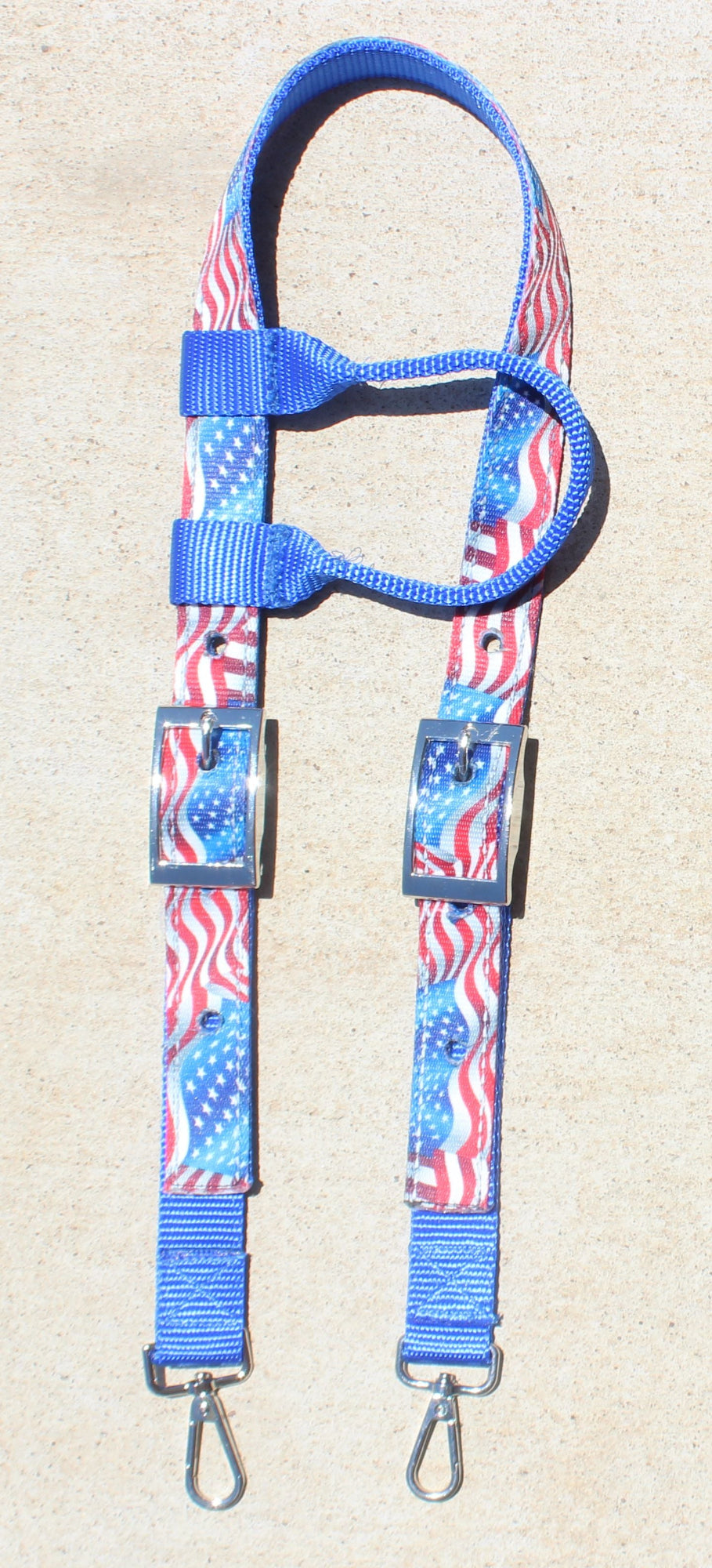 USA flag Horse Headstall