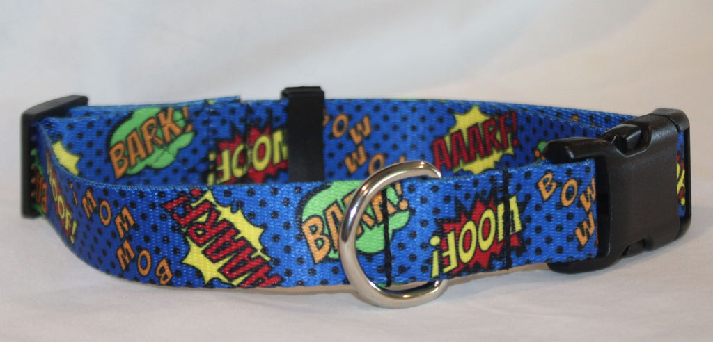 Comic Hero Dog Collar