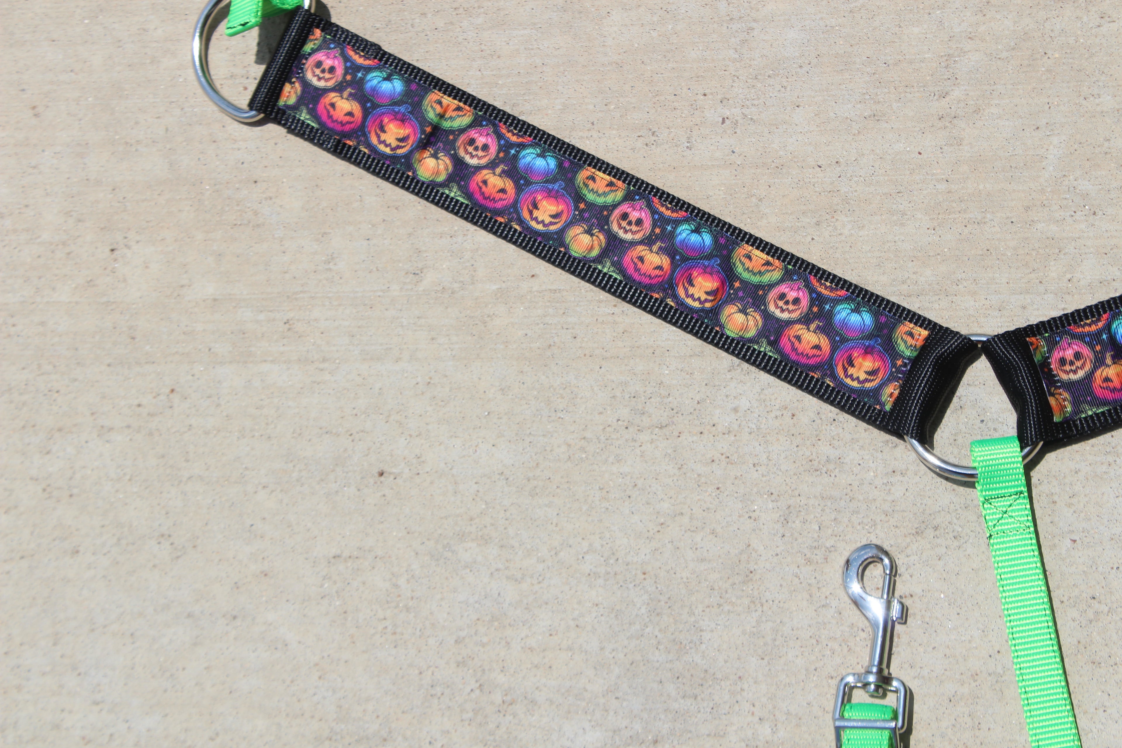 Colorful Pumpkin Breast collar