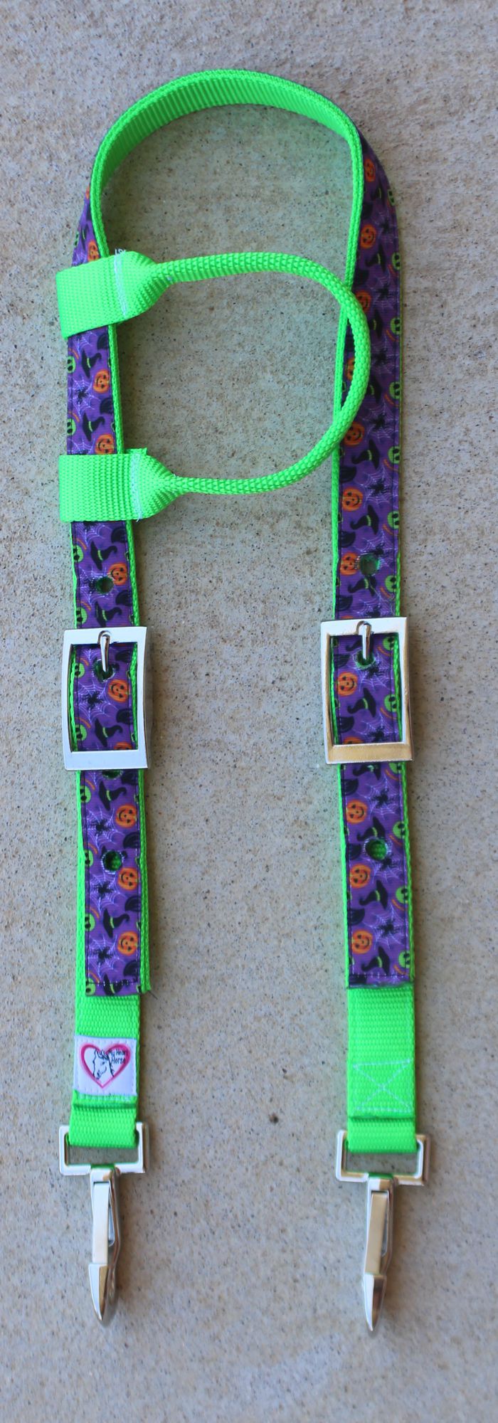 Haunted Purple Halloween Headstall
