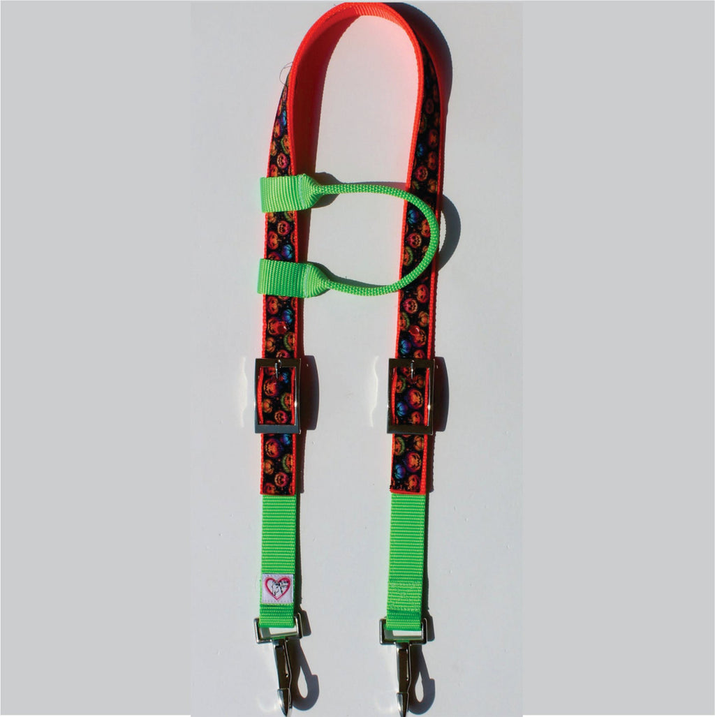 Neon Jack O Lanterns Halloween Headstall