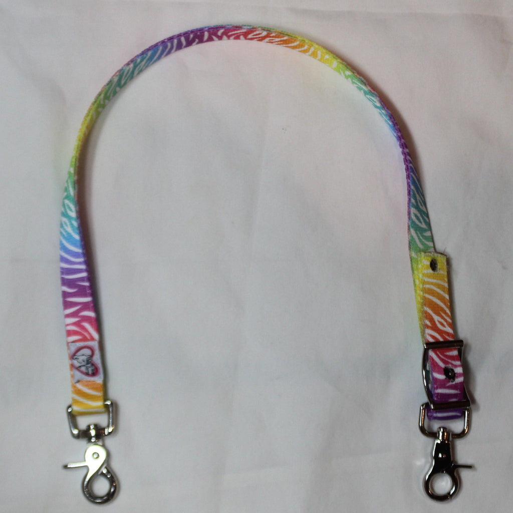 Neon Zebra Tie Dye wither strap