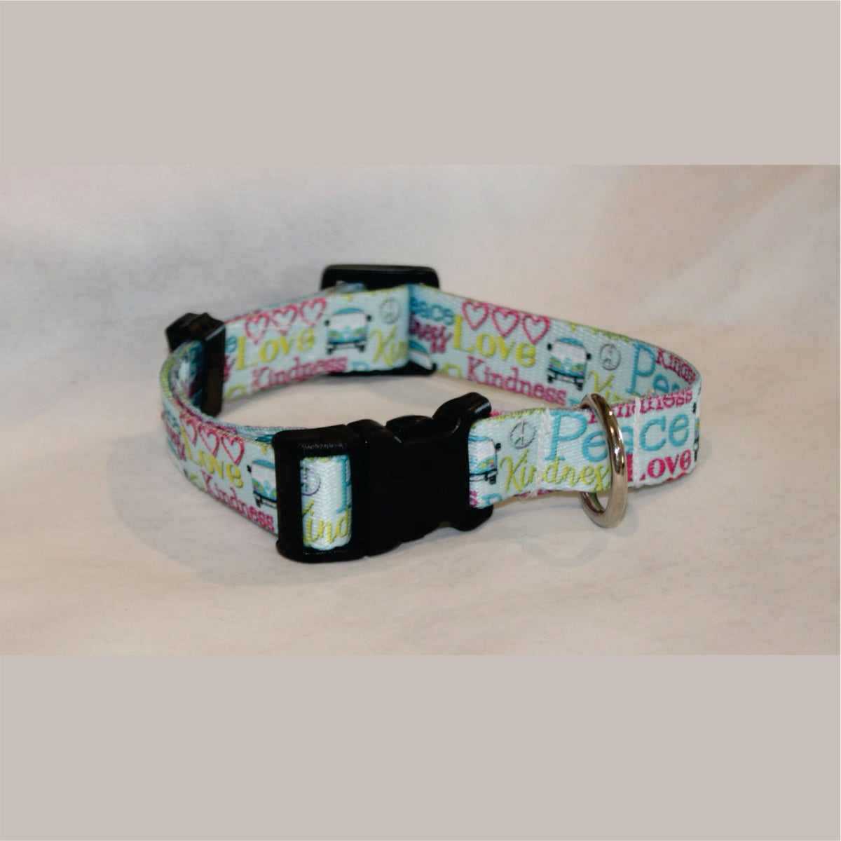 Peace, Love, Kindness Dog Collar