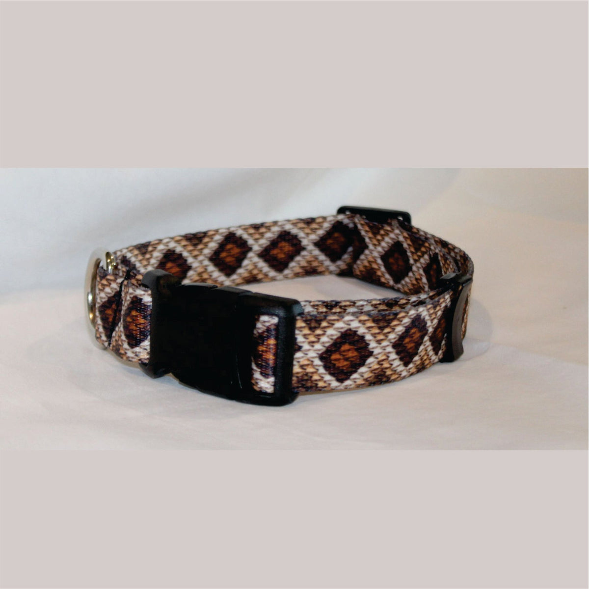 Rattle Snake print reflective dog collar