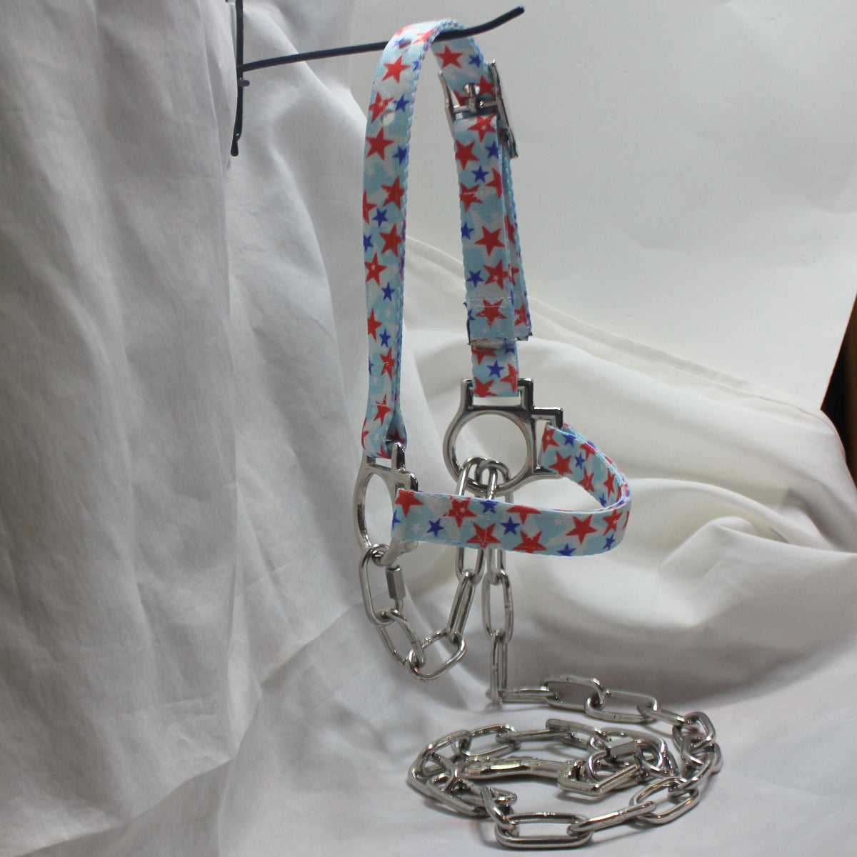 Red White and Blue Stars Sheep Halter