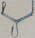 Tye Dye Cheetah Breast Collar