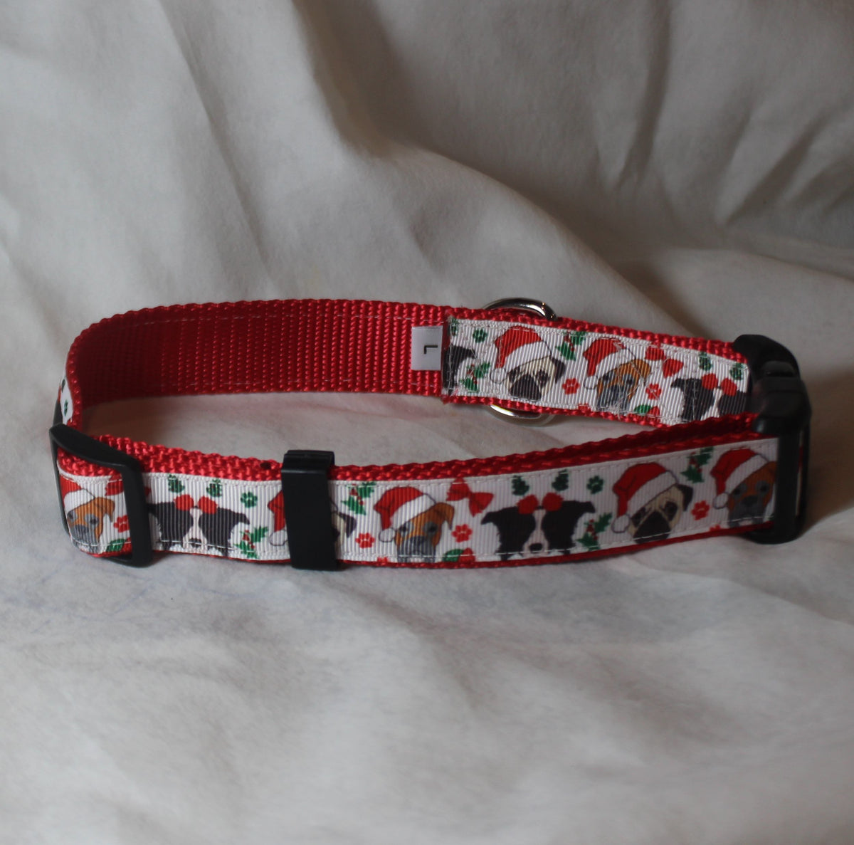 Christmas Breeds Dog Collar
