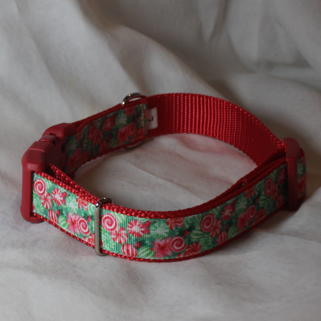 Christmas Candy Dog Collar