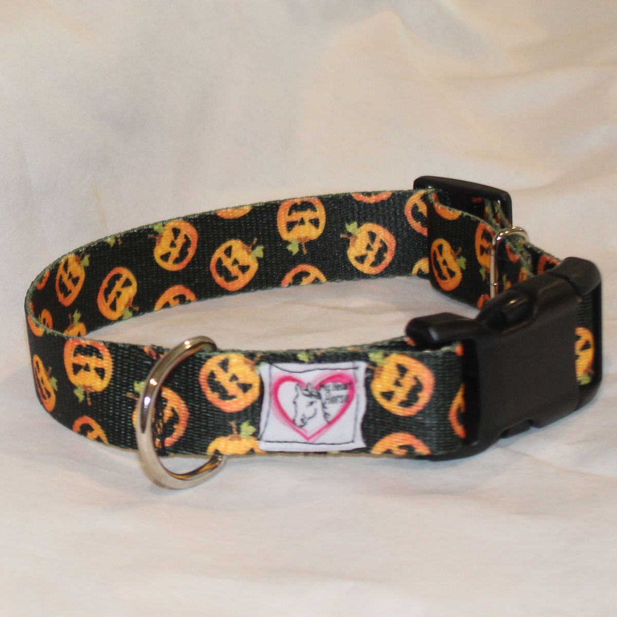 Jack-o-lantern Halloween Dog Collar