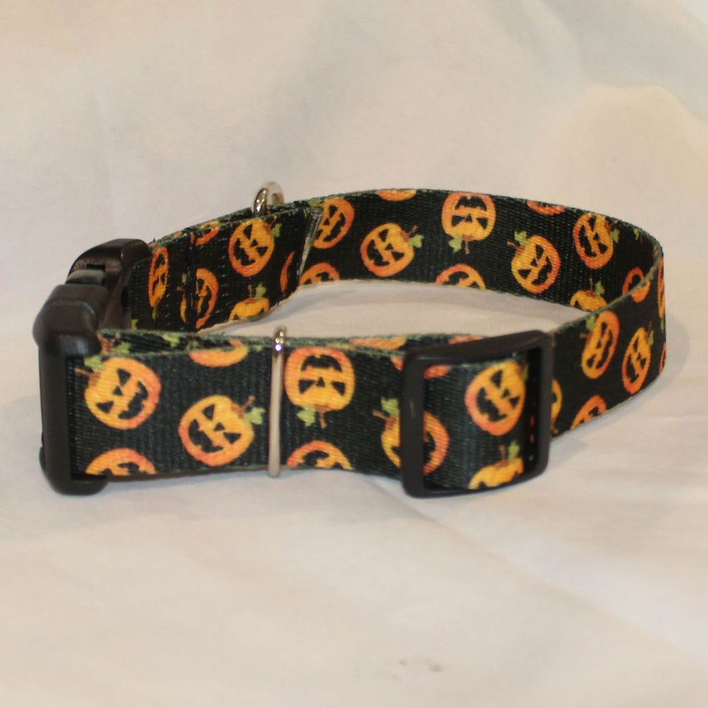 Jack-o-lantern Halloween Dog Collar