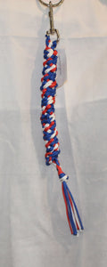 Patriotic Hand Braided Lead Rope