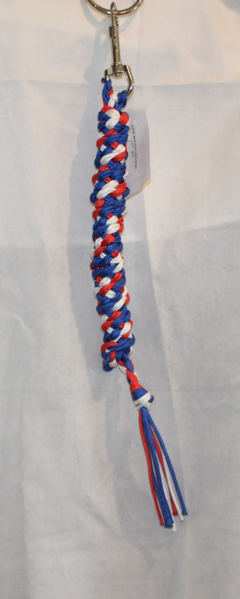 Patriotic Hand Braided Lead Rope