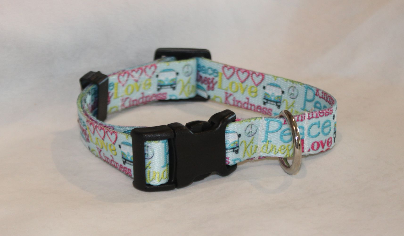Peace, Love, Kindness Dog Collar