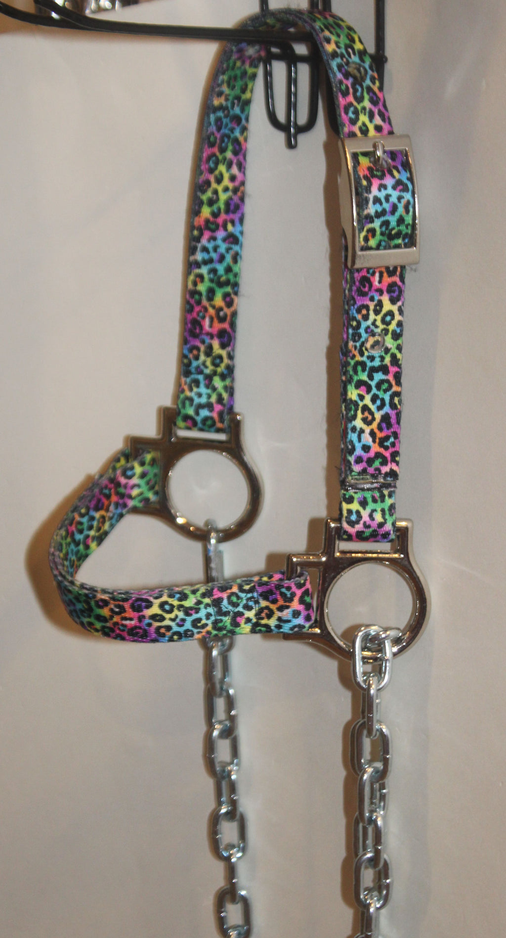 Tie Dye Cheetah Sheep Halter
