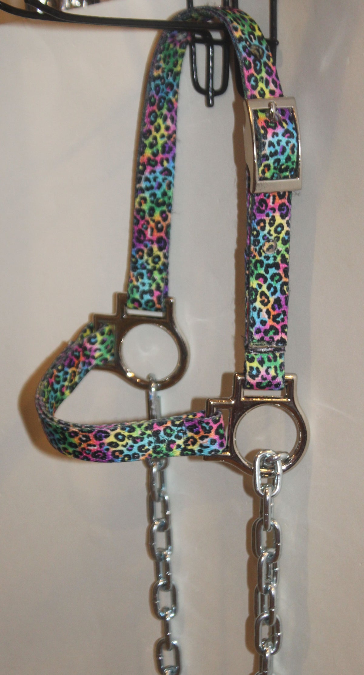 Tie Dye Cheetah Sheep Halter