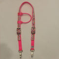 Neon Pink unicorn horse headstall